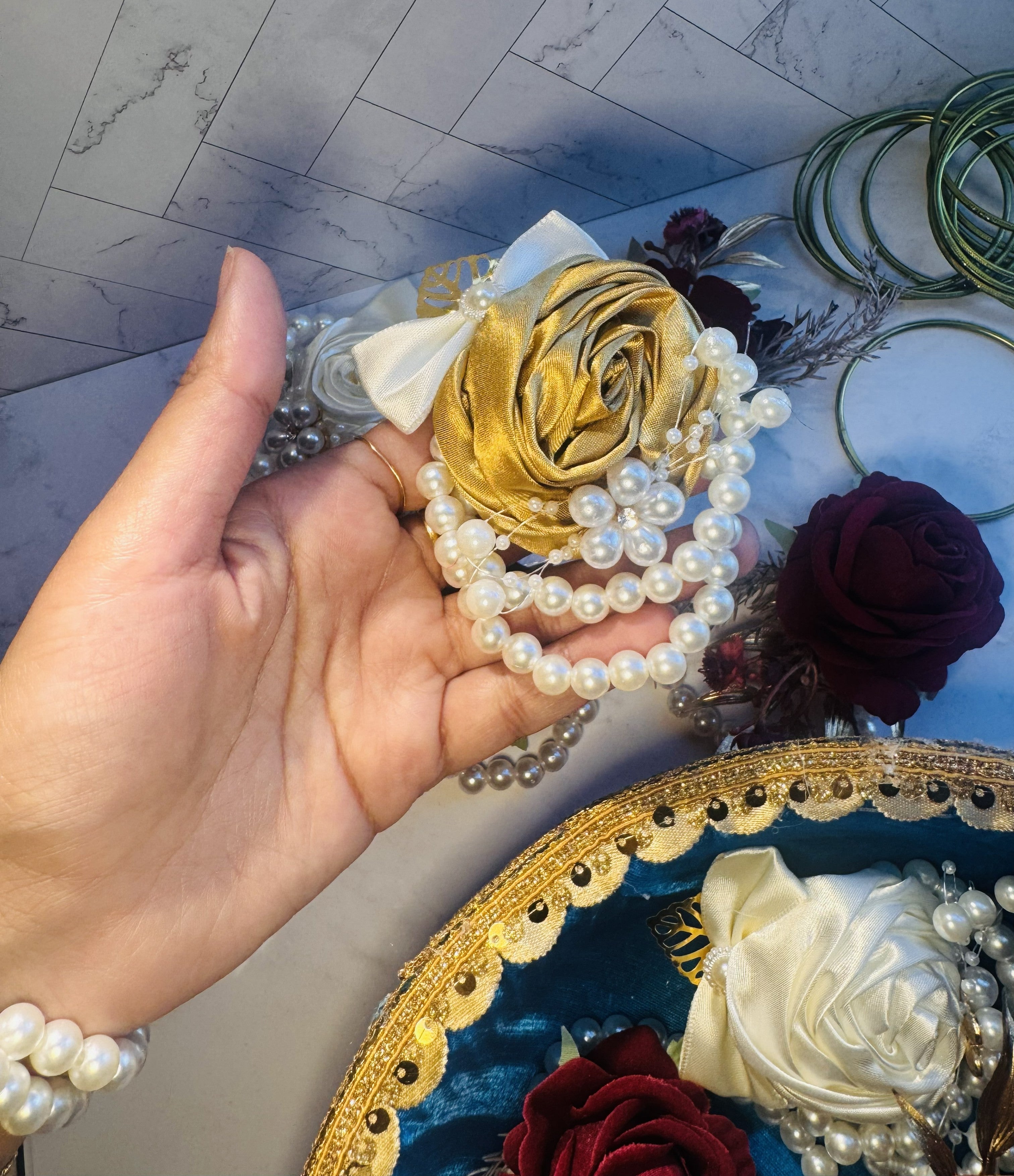 Gajra - flower bracelet